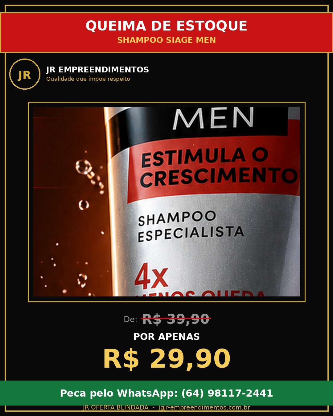Shampoo Siàge Men